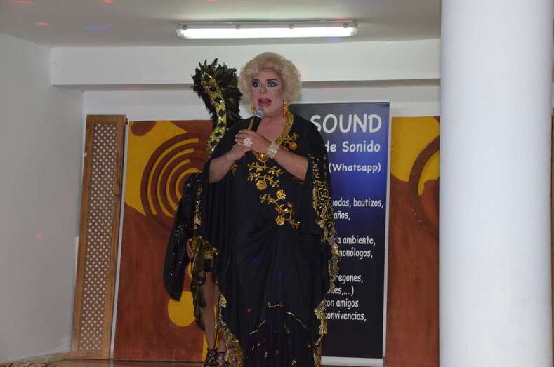 Imagen de archivo del espectáculo en un local vecinal de Telde/TA.